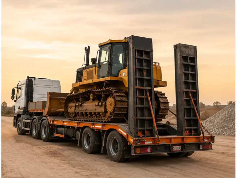 Transport d’un engin ou d’un conteneur